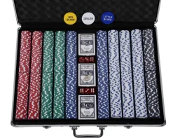 Pokerkoffer mit 1000 Chips