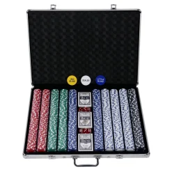 Pokerkoffer mit 1000 Chips