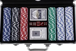Pokerkoffer mit 300 Chips