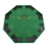 Poker Tischauflage klappbar achteckig für 8 Spieler