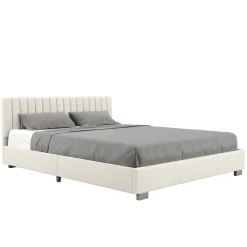 Polsterbett DAINA 160 x 200 cm beige