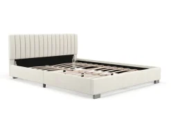 Polsterbett DAINA 160 x 200 cm beige