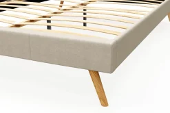 Polsterbett ELVAR 160 x 200 cm beige