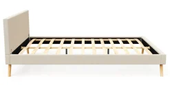 Polsterbett ELVAR 140 x 200 cm beige