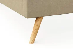 Polsterbett ELVAR 140 x 200 cm beige