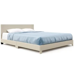 Polsterbett JUNA 160 x 200 cm beige