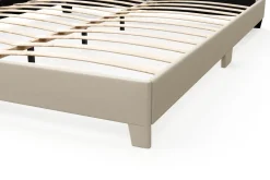 Polsterbett JUNA 160 x 200 cm beige
