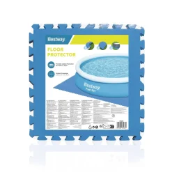 Pool Bodenschutz Fliesen blau 9er Set 50 x 50 cm