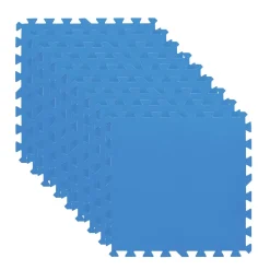 Pool Bodenschutz Fliesen blau 9er Set 50 x 50 cm