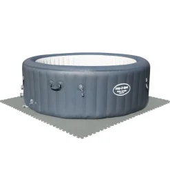 Pool Bodenschutz Fliesen grau 9er Set 50 x 50 cm