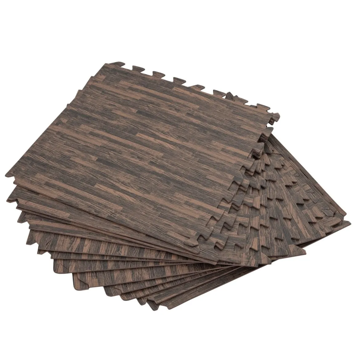 Pool Bodenschutz Fliesen Holzoptik 12er Set 50 x 50 cm