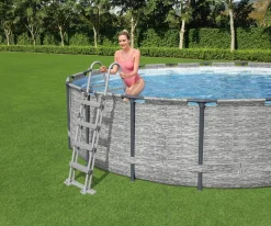 Pool Leiter für Poolhöhe 122 cm