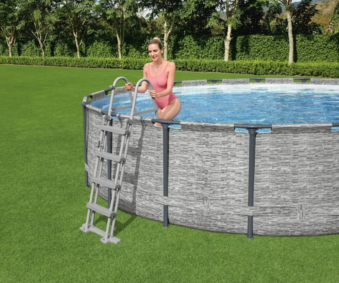 Pool Leiter für Poolhöhe 122 cm