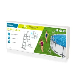 Pool Leiter für Poolhöhe 122 cm