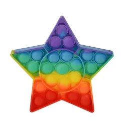 Pop It Fidget Spiel regenbogenfarben