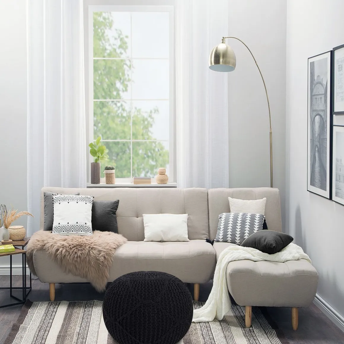 Pouf BYBLOS schwarz