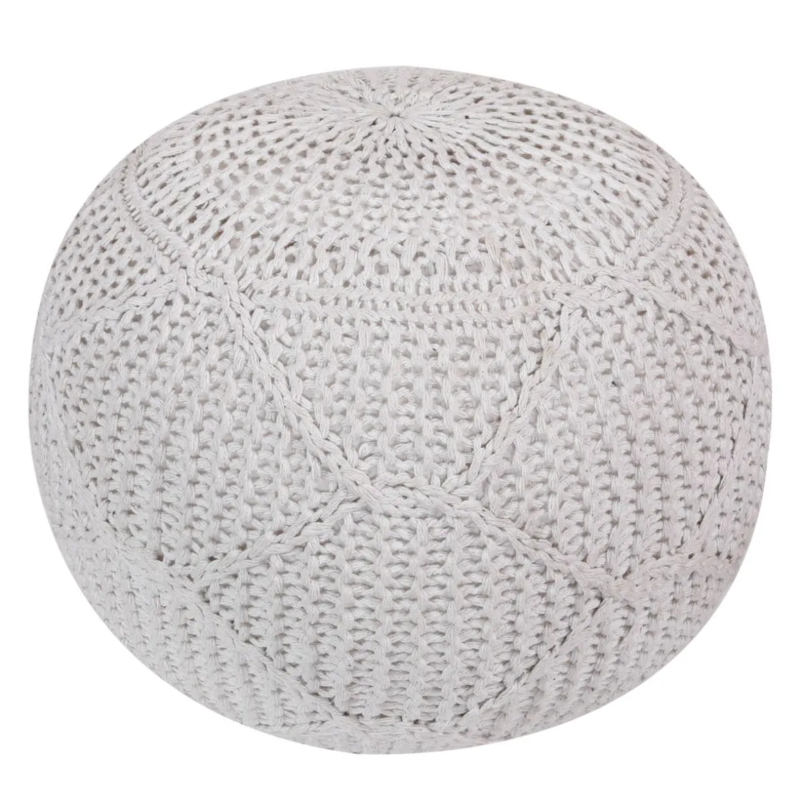 Pouf BYBLOS weiss