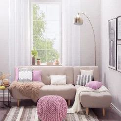 Pouf DUBA rosa