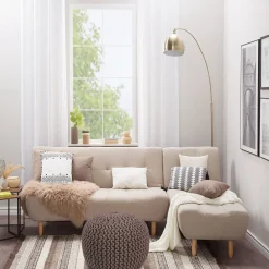 Pouf DUBA taupe