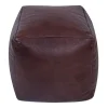 Pouf Leder SIDON braun