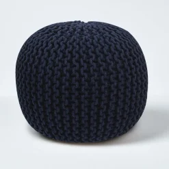 Pouf RAMILA dunkelblau