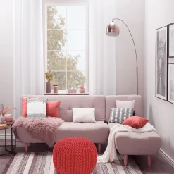 Pouf RAMILA rot