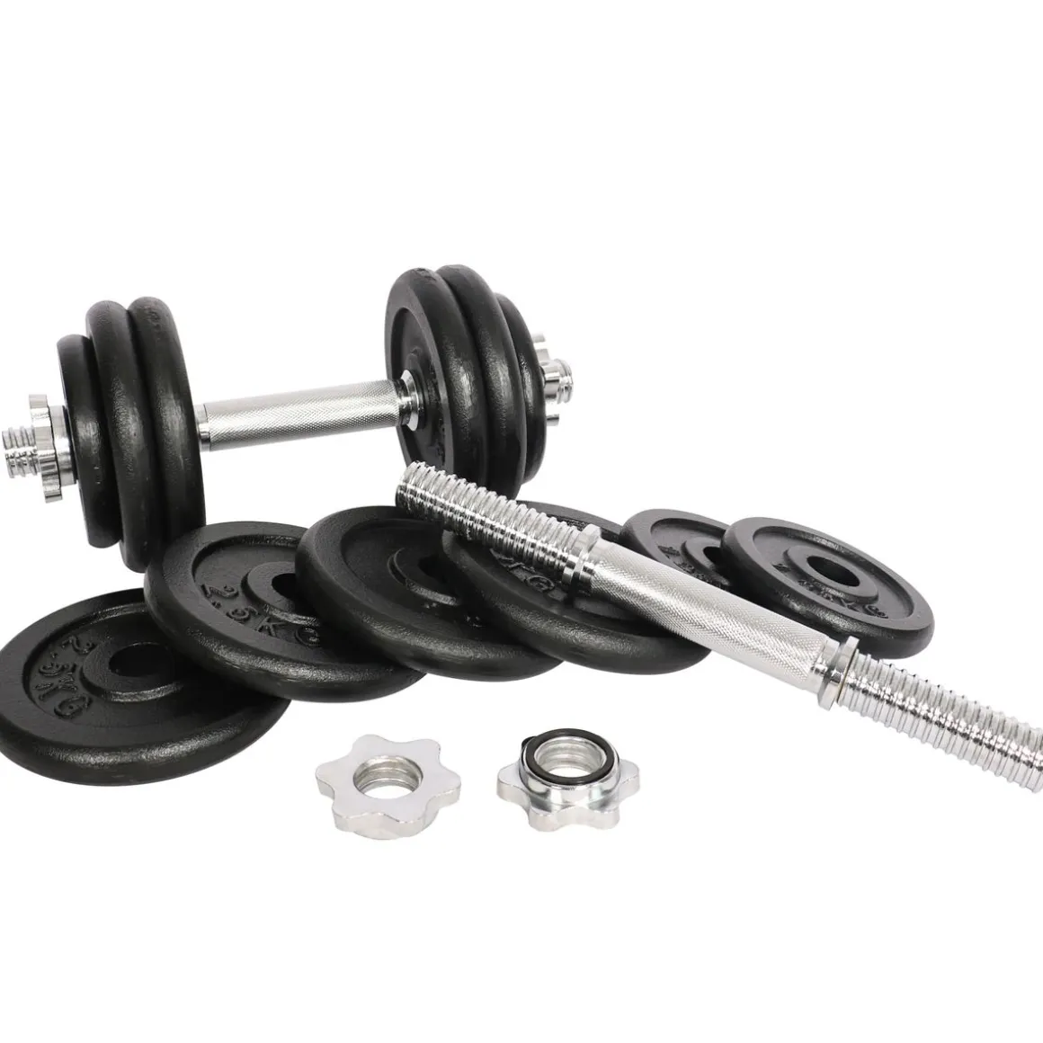 Profi Kurzhantel Gusseisen 2 x 15 kg