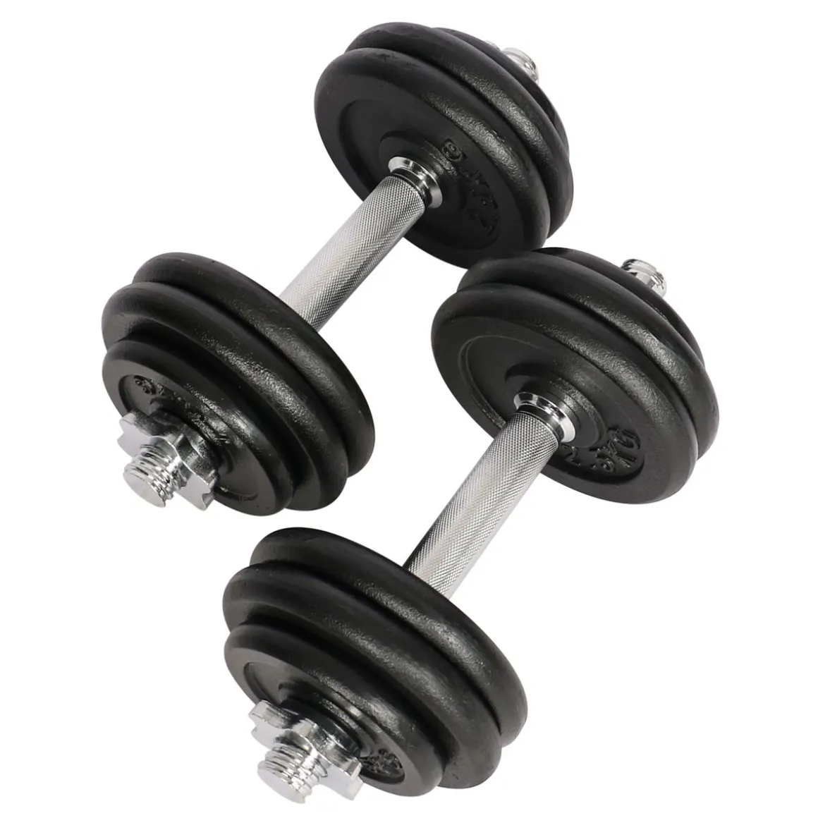 Profi Kurzhantel Gusseisen 2 x 15 kg