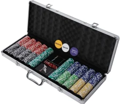 Profi Pokerkoffer mit 500 Chips