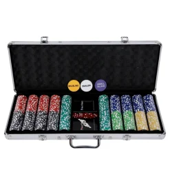 Profi Pokerkoffer mit 500 Chips