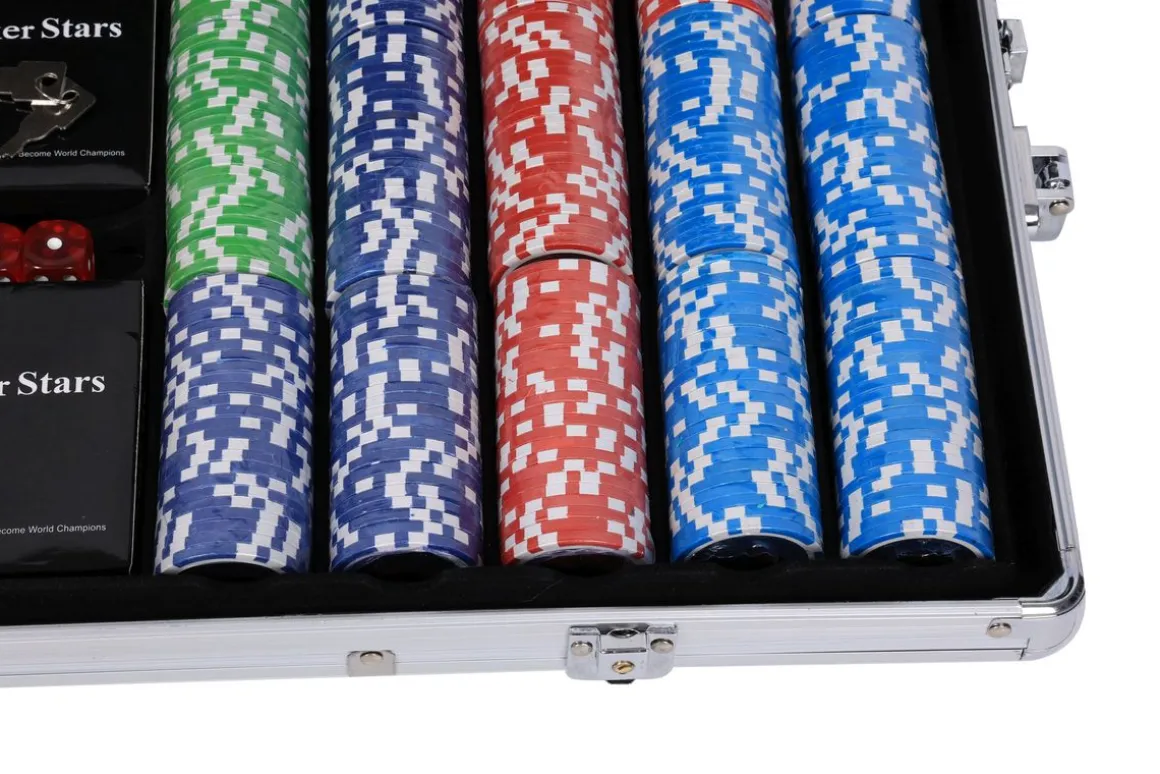 Profi Pokerkoffer mit 1000 Chips