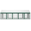 Profi PVC Partyzelt 5 x 10 m grün/weiss