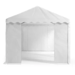 Profi PVC Partyzelt 3 x 6 m weiss