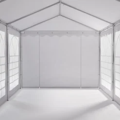 Profi PVC Partyzelt 3 x 6 m weiss