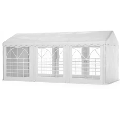 Profi PVC Partyzelt 3 x 6 m weiss