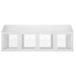 Profi PVC Partyzelt 4 x 8 m weiss