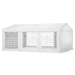 Profi PVC Partyzelt 5 x 6 m weiss