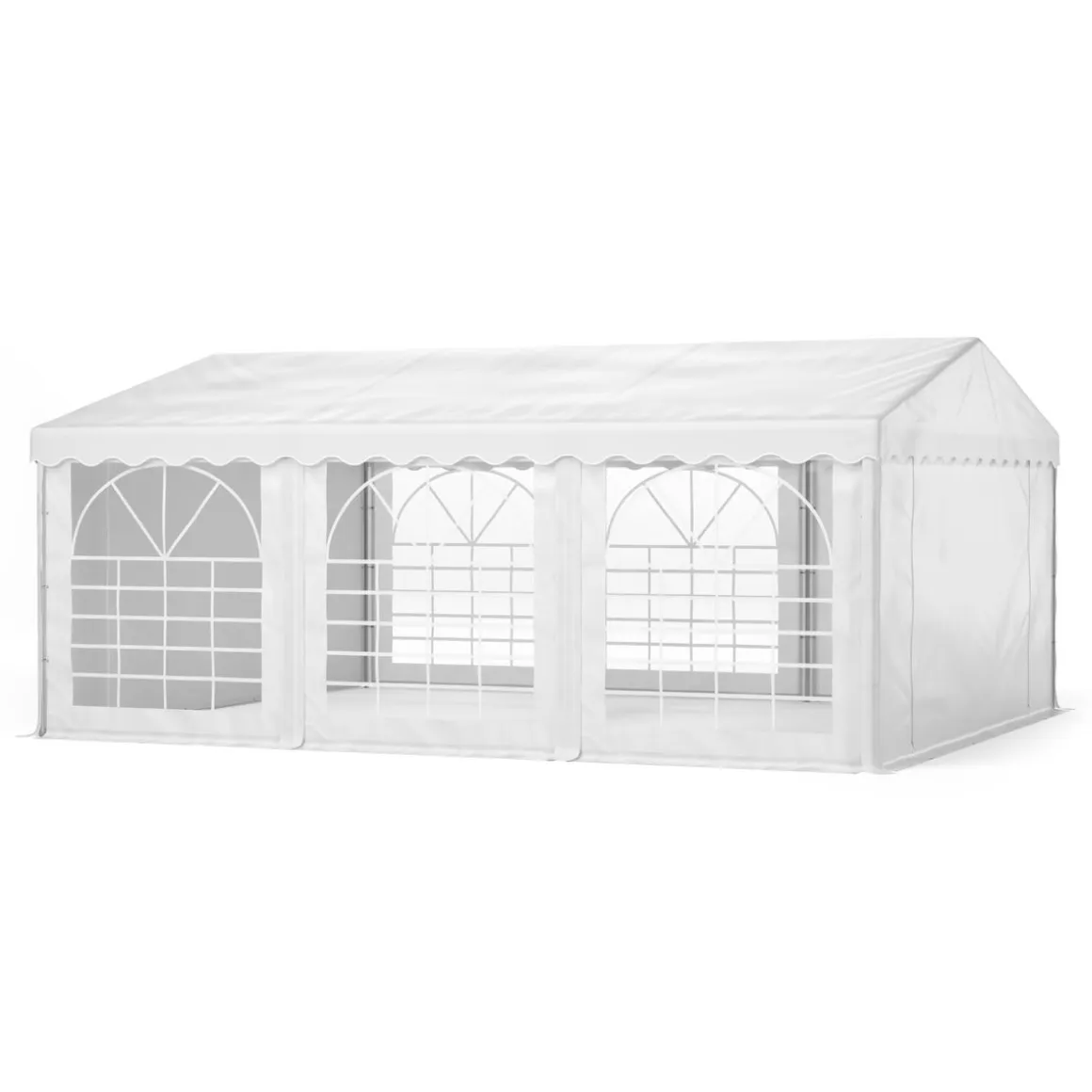 Profi PVC Partyzelt 5 x 6 m weiss
