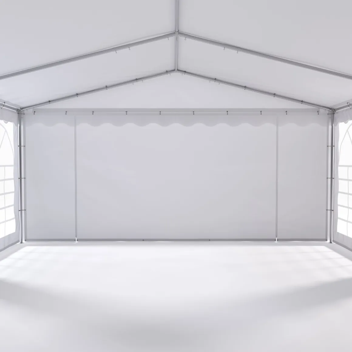 Profi PVC Partyzelt 5 x 6 m weiss