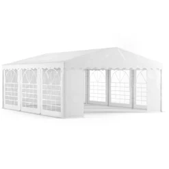 Profi PVC Partyzelt 5 x 6 m weiss