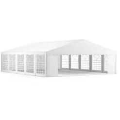 Profi PVC Partyzelt 8 x 10 m weiss
