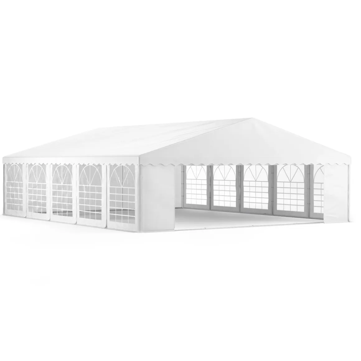 Profi PVC Partyzelt 8 x 10 m weiss