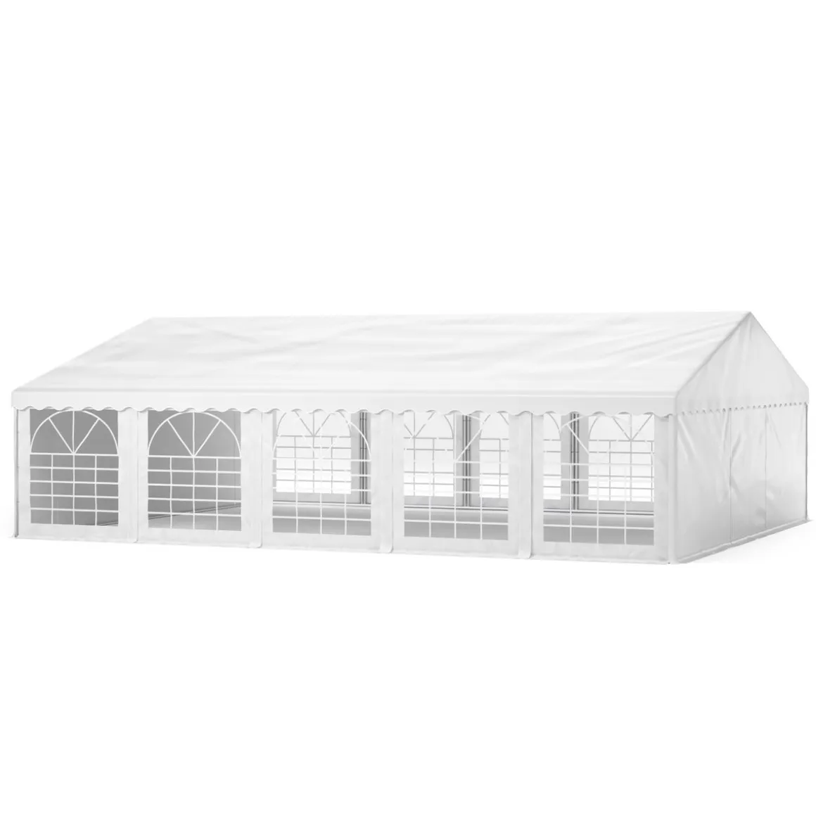 Profi PVC Partyzelt 8 x 10 m weiss