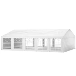 Profi PVC Partyzelt 8 x 10 m weiss