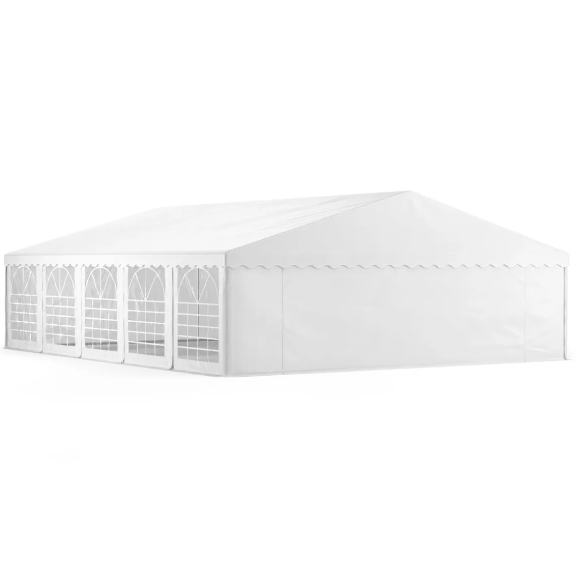 Profi PVC Partyzelt 8 x 10 m weiss