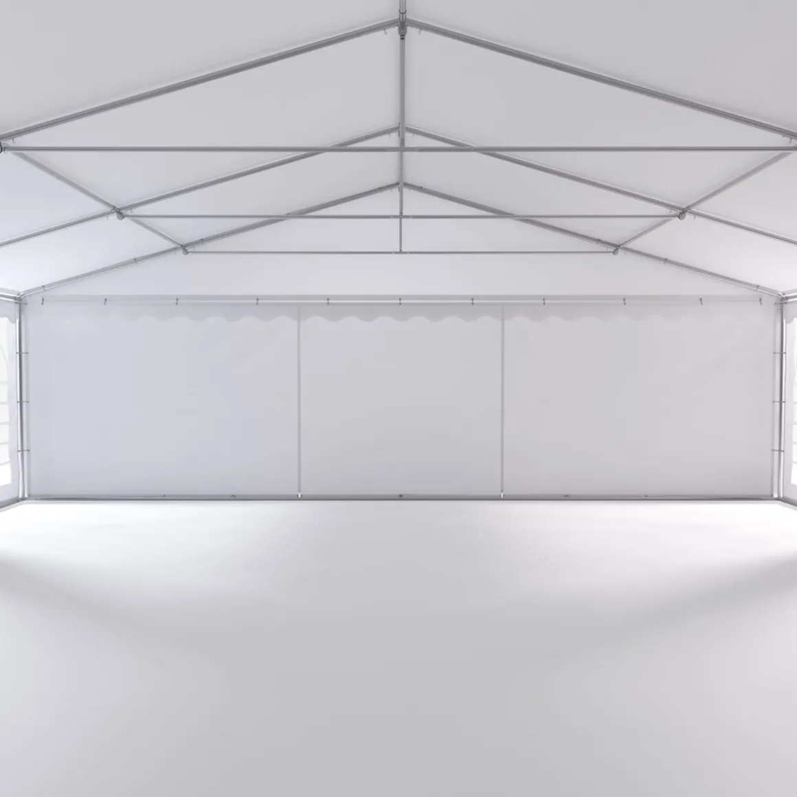 Profi PVC Partyzelt 8 x 10 m weiss