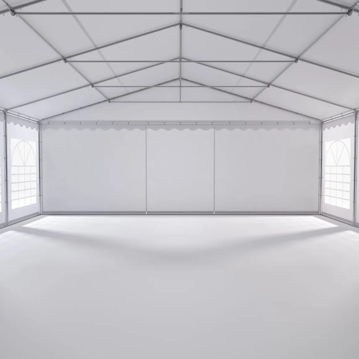 Profi PVC Partyzelt 8 x 16 m weiss