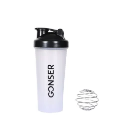 Protein Shaker 600 ml weiss
