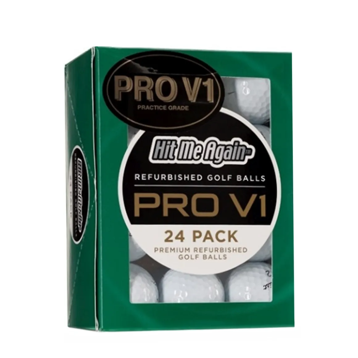 Pro V1 Golfball 24er Set Practice Grade Standard weiss