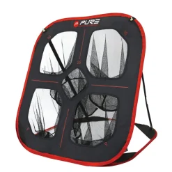 Pure2Improve Golf Pop-Up Chipping Netz 88 x 82 x 80 cm schwarz/rot